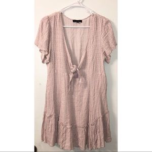 Sunny in Santorini Petal Pink Print dress